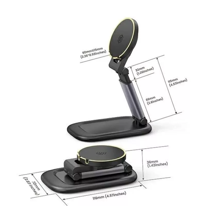 Magnetic Stand SODI BM-310 black MagSafe for mobile devices