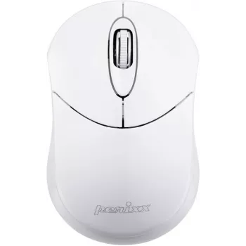 Perixx PERIMICE-802W, Bluetooth mouse for PC and tablet, cordless, white