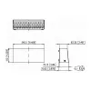 Metz Connect - Patch-Panel-Enclosure - surface-mountable - Pure White, RAL 9010 - 24 Ports (130861-2402-E)