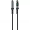 USB Cable 4smarts 541438 USB4 Gen 2x2 1.5m USB C Black Grey