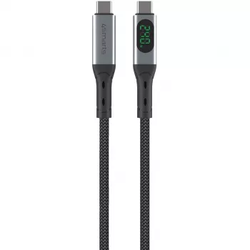 USB Cable 4smarts 541438 USB4 Gen 2x2 1.5m USB C Black Grey