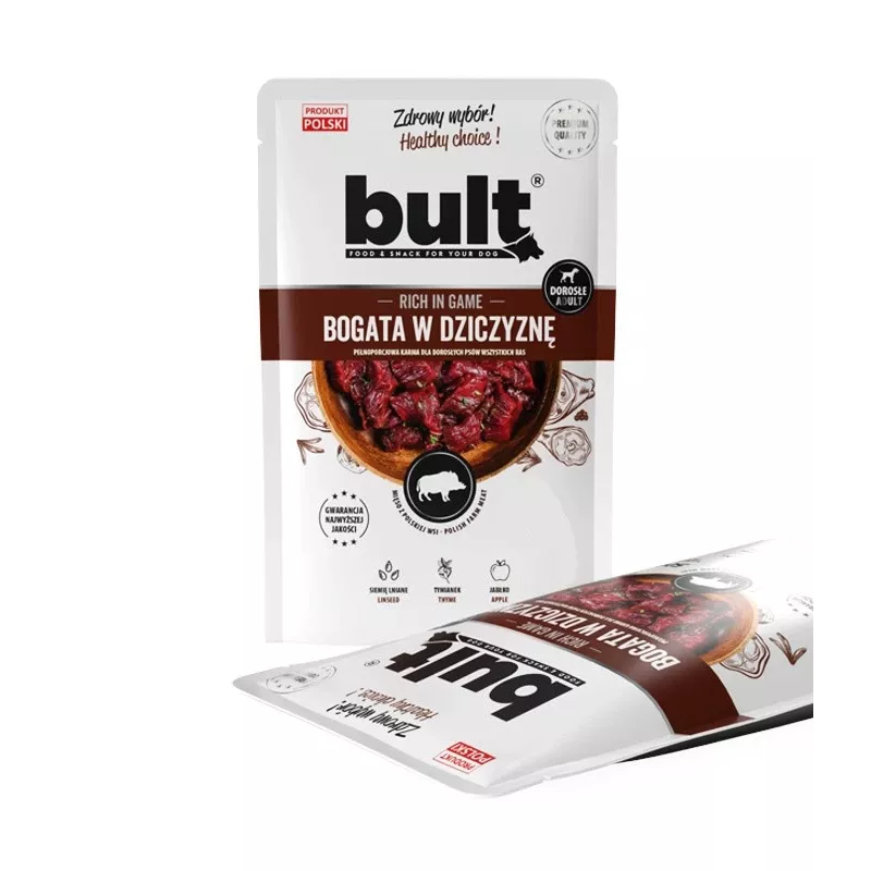 BULT Rich in game - wet dog food - 100g