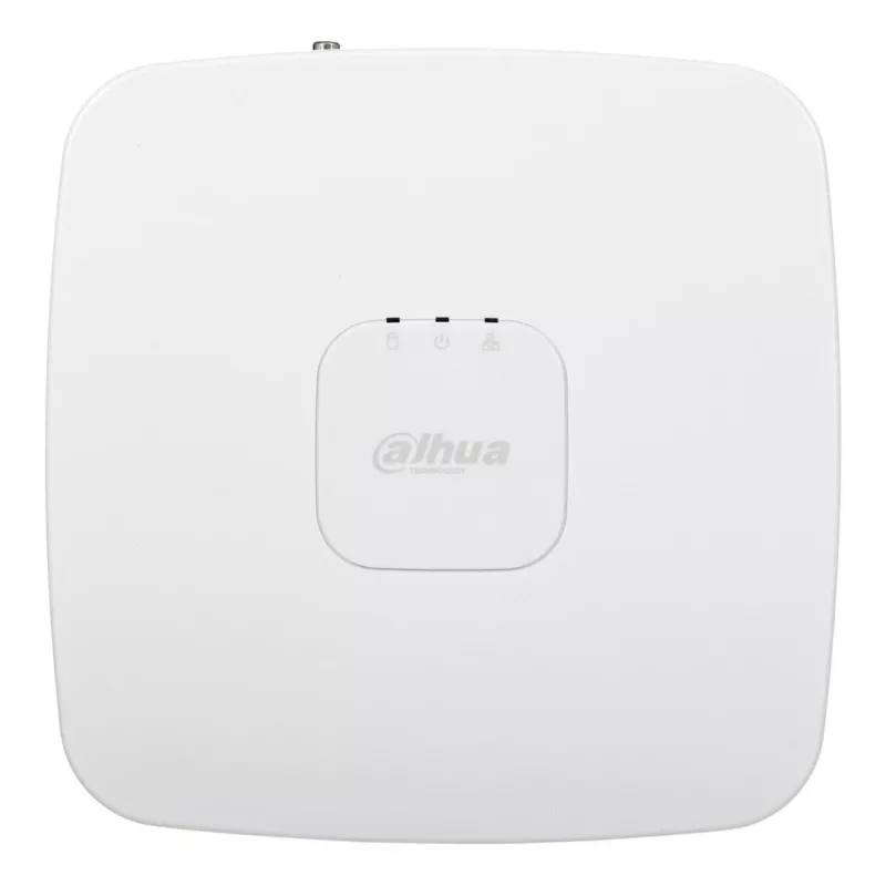 Network Video Recorder DAHUA NVR2108-I2 — 8-channel NVR, 4096×2400 max, SATA III up to 10 TB, 1U white