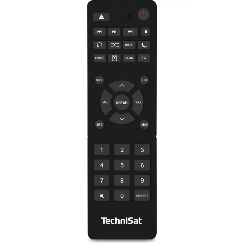 TechniSat DigitRadio 370 CD BT - Audiosystem - 2 x 5 Watt - Black