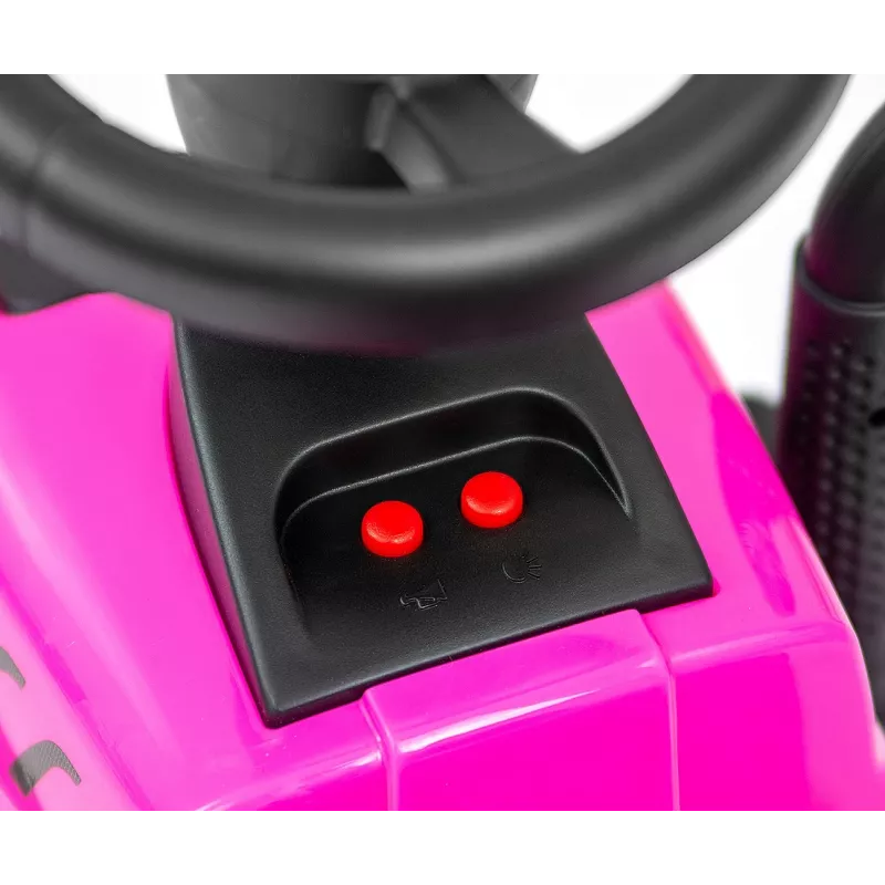 Ride-on vehicle milly mally T7 tractor (pink) children's ride-on toy
