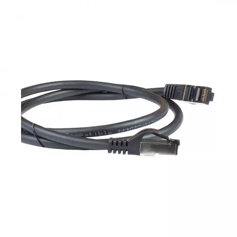 Good Connections Cat.6A Patch Cable PUR S/FTP HF black 1m
