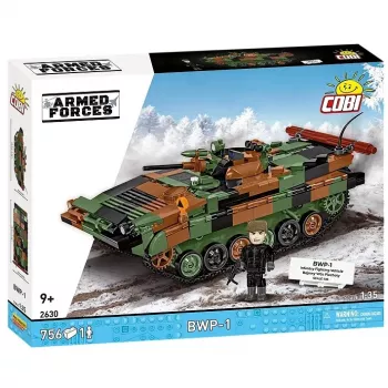 Block set Cobi Armed Forces BWP-1 2630 — Polish/Ukrainian amphibious infantry fighting vehicle model set