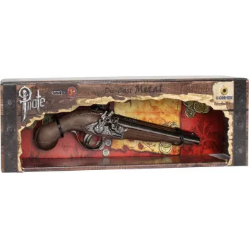 Toy metal pirate gun Pulio model 15541/0 with realistic design