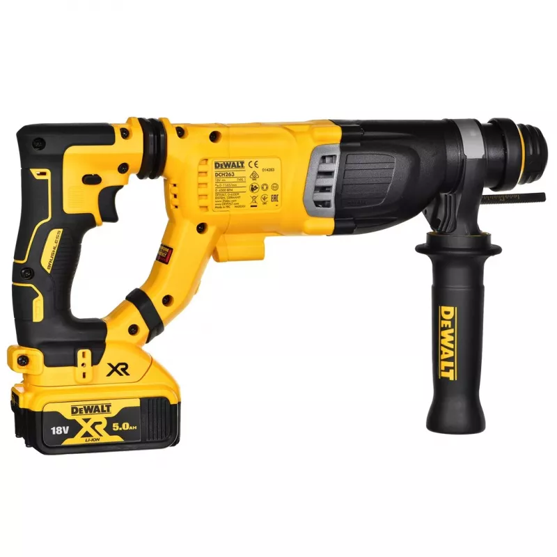 18V XR Brushless Rotary Hammer 1x5.0Ah Battery; 3j; 28mm