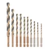 Metal drill bit set DeWalt DT20620-QZ 10 pcs HEX 1/4
