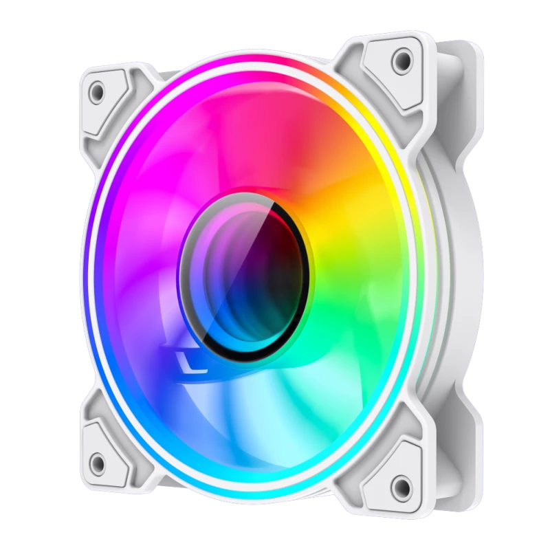 Gamemax | Case fan | DUAL RING INFINITY | White
