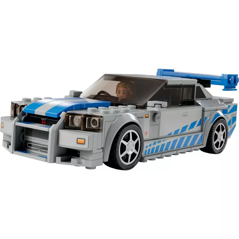 LEGO 76917 Speed Champions 2 Fast 2 Furious Nissan Skyline GT-R (R34) Toy Car