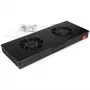 Cooling fan unit ROLINE 26.21.0271 — 19 inch fan module with 2 fans and thermostat