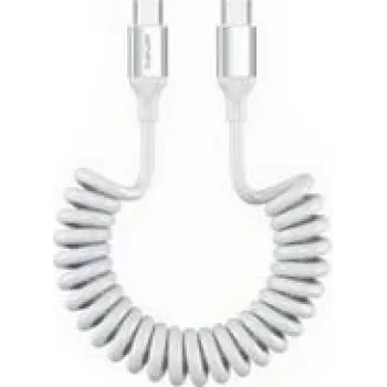 4smarts USB-C Coiled Cable 100W White (4S541600)