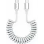 4smarts USB-C Coiled Cable 100W White (4S541600)