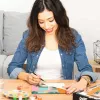 Painting kit Ravensburger CreArt Holiday Mode – Creative set for painting (model 25524)