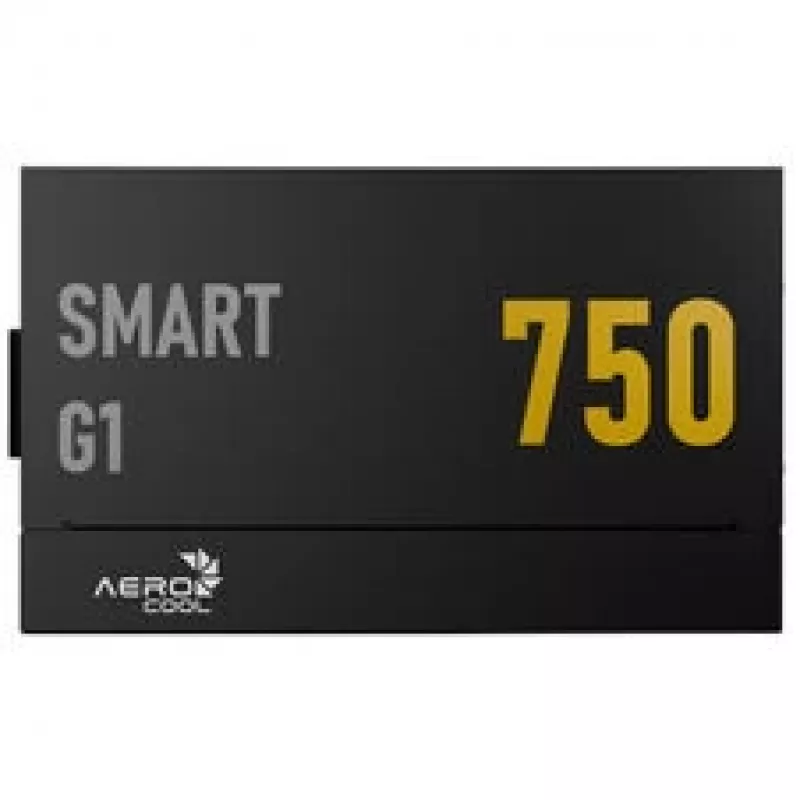 Power supply AEROCOOL Smart G1 750W, 80 PLUS Gold, ATX 3.1, PCIe 5.1, black