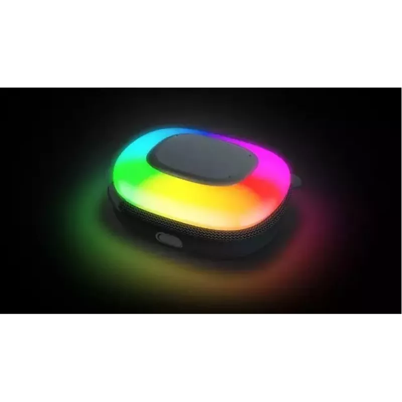 Bluetooth speaker Philips TAS2307BK/00 with integrated lights, wireless audio playback