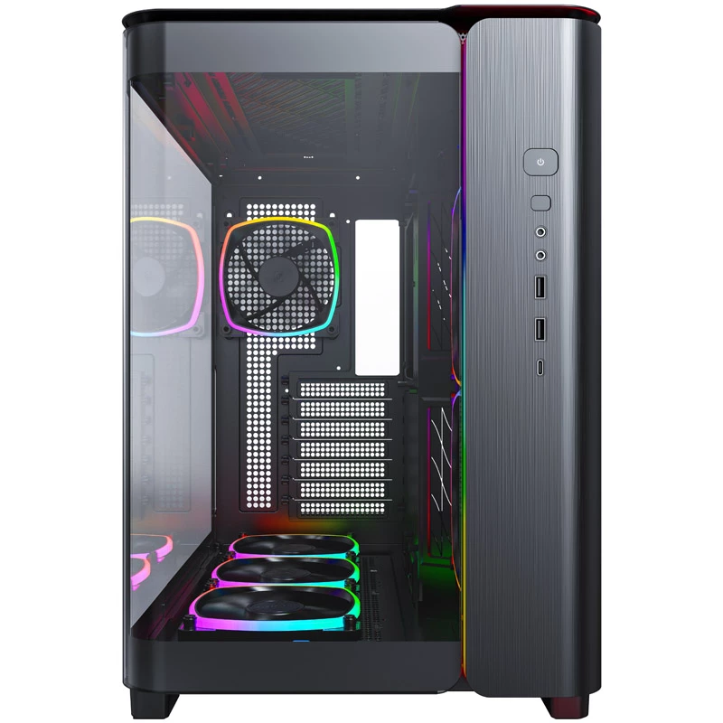 Montech KING 95 PRO Midi-Tower, Tempered Glass, ARGB - black