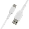 USB cable Belkin CAB001BT3MWH 3 m USB A USB C White