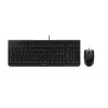 CHERRY DC 2000 keyboard Mouse included Office USB QWERTZ German Black