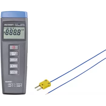 VOLTCRAFT K101 + TP 202 temperature measuring instrument -200 to +1370 °C Probe Type K