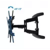 Wall mount frame ESPERANZA ERW021 for 40–85 inch flat TVs, metal, tilt, 6–50 cm distance, 68 kg capacity, VESA 200x100–600x500 mm