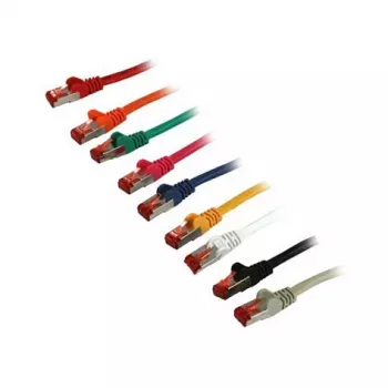 Patch cable RJ45 - CAT6 250Mhz - 5m black - S-STP(S/FTP) -TPE/LSZH(Superflex) - Synergy 21 -