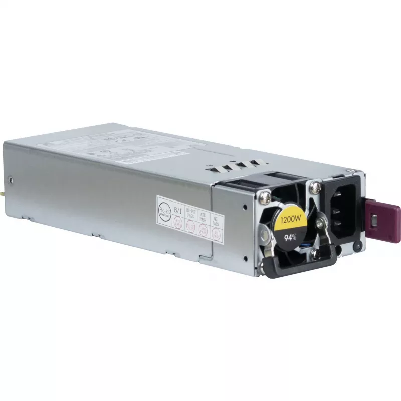 Power supply unit INTER-TECH R2A-DV1200-N 1200 W 2U, 80 PLUS Platinum, 100–240 V, 50–60 Hz, Grey