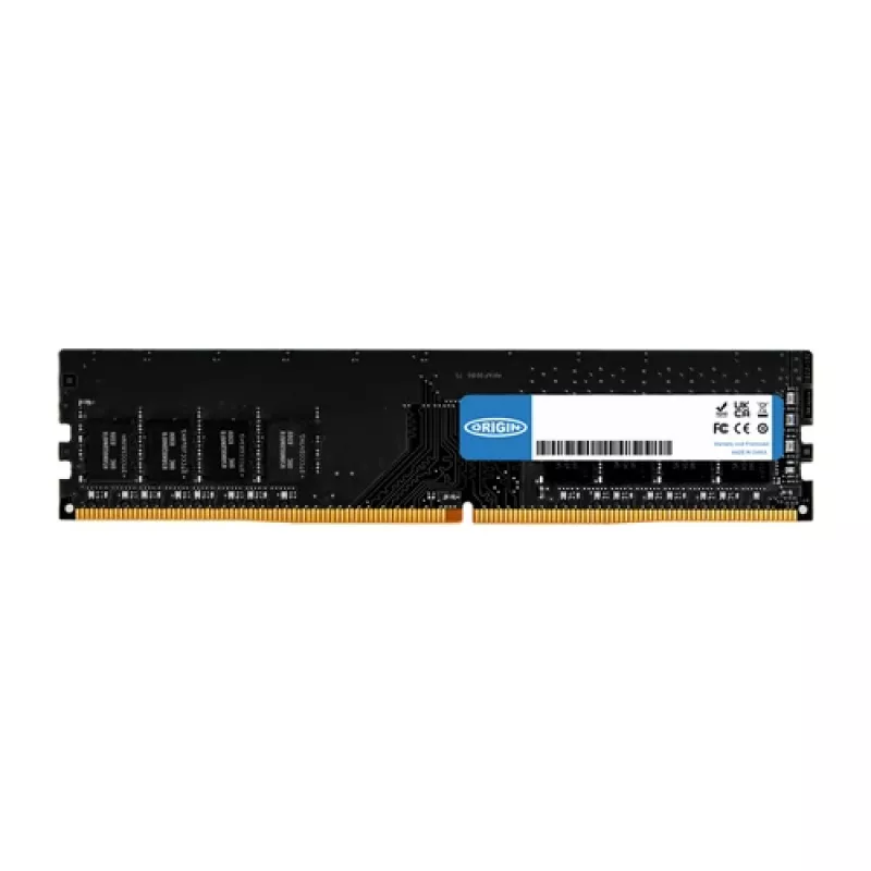 Origin Storage 8GB DDR4 3200MHz UDIMM 1Rx8 Non-ECC 1.2V, 8 GB, 1 x 8 GB, DDR4, 3200 MHz, 288-pin DIMM
