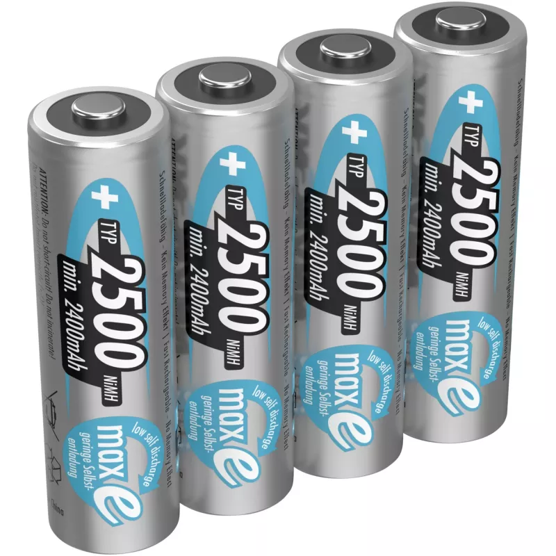 AA Battery Ansmann 2500mAh maxE plus Nickel-Metal Hydride NiMH