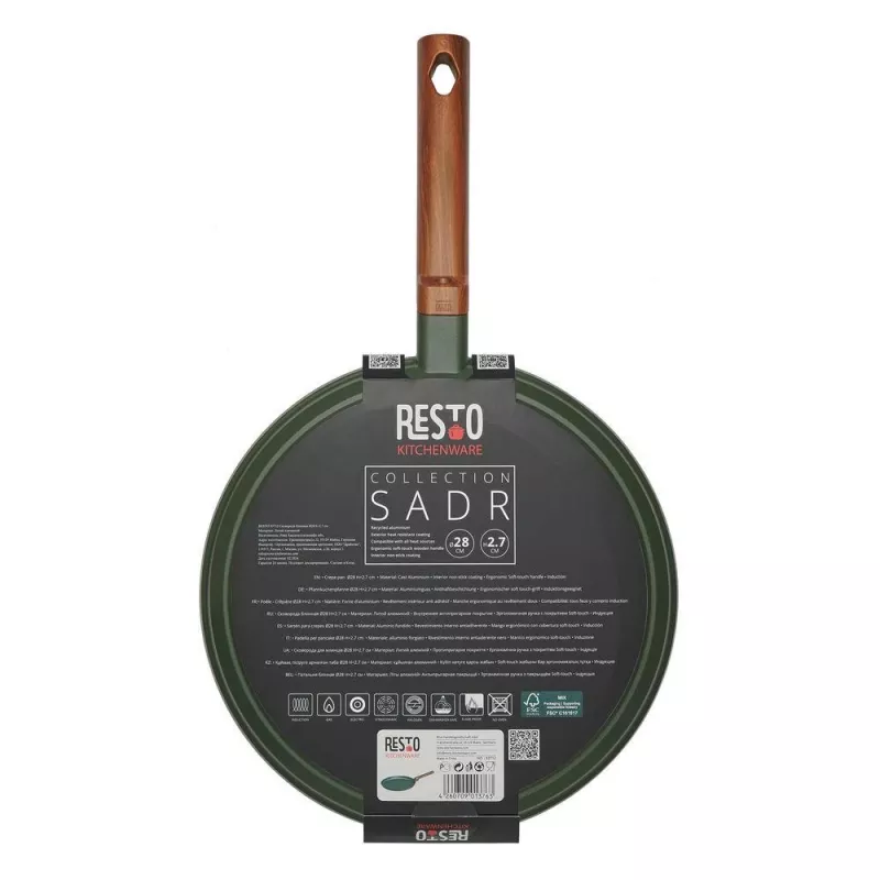 Flat crepe pan RESTO 93712 — 28 cm diameter, 2.7 cm height
