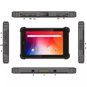 Rugged outdoor tablet ALLNET X-trail-100-Intel with Windows, NFC and LTE