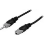 Audio Cable Deltaco MM-164 15m 3.5mm Black Grey
