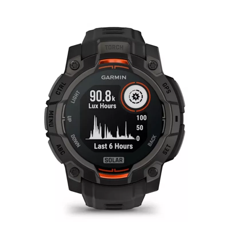 Garmin Instinct® 3 – 45 mm, Solar Watch Black