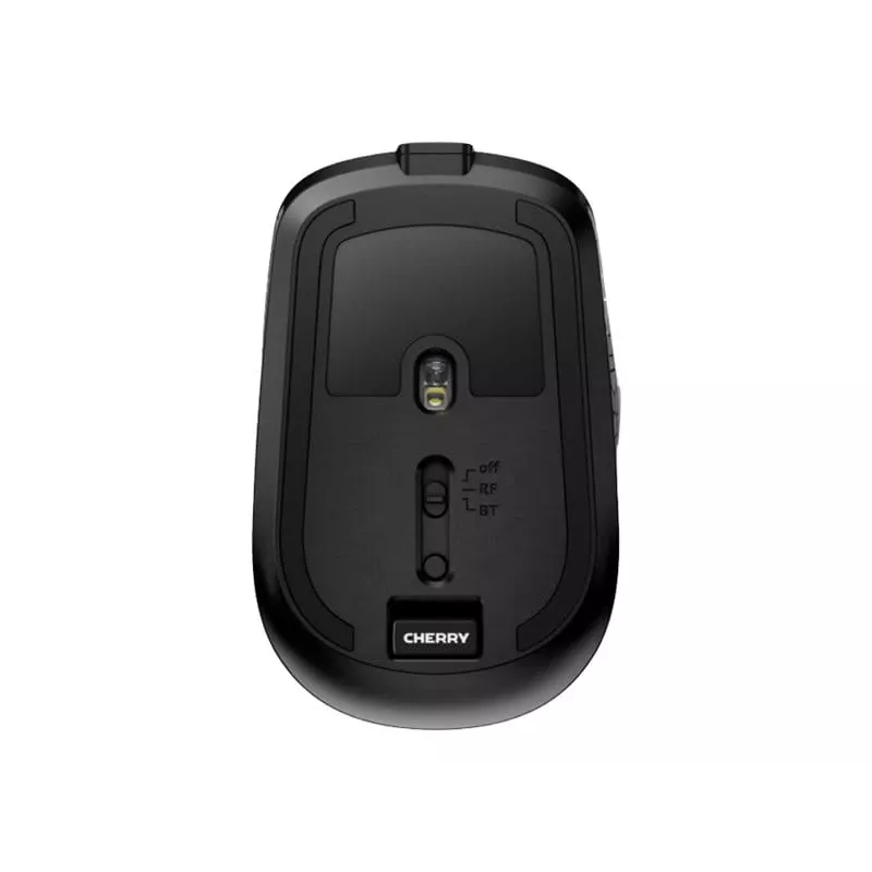 CHERRY DW 9100 SLIM keyboard Mouse included Universal RF Wireless + Bluetooth AZERTY French Black