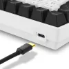 Sharkoon SKILLER SGK50 S3 Keyboard Gaming USB AZERTY French White