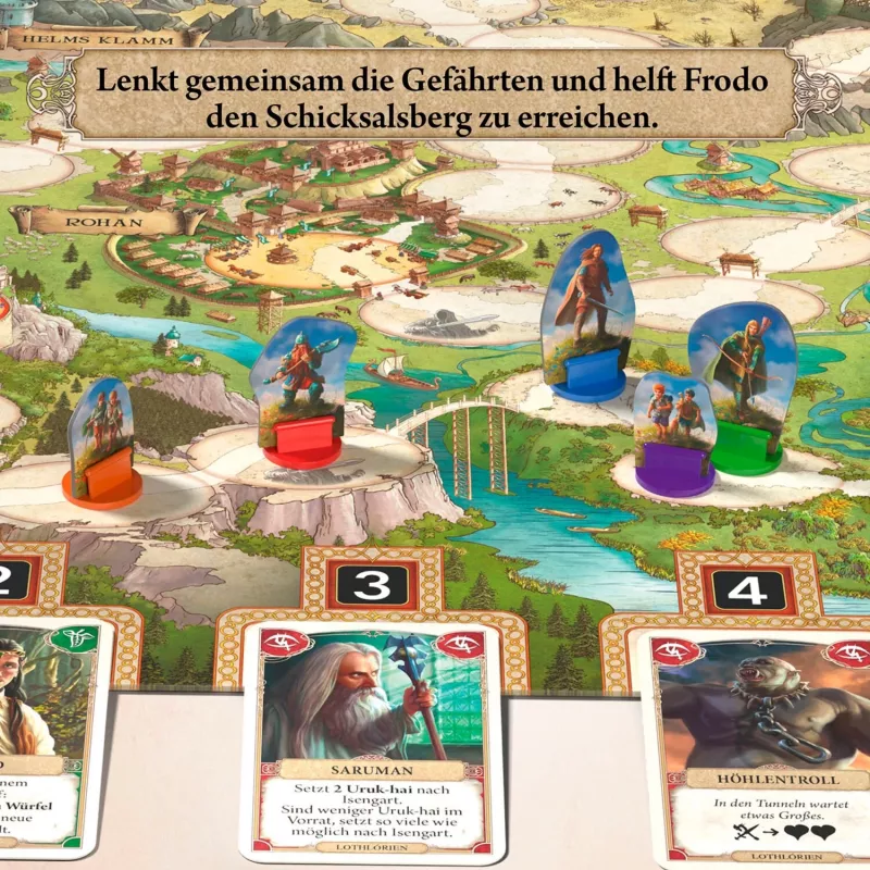 Kosmos Der Herr der Ringe - Gemeinsam zum Schicksalsberg, Brettspiel