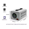 Qoltec 50724 Automatic Voltage Stabilizer AVR 2000VA