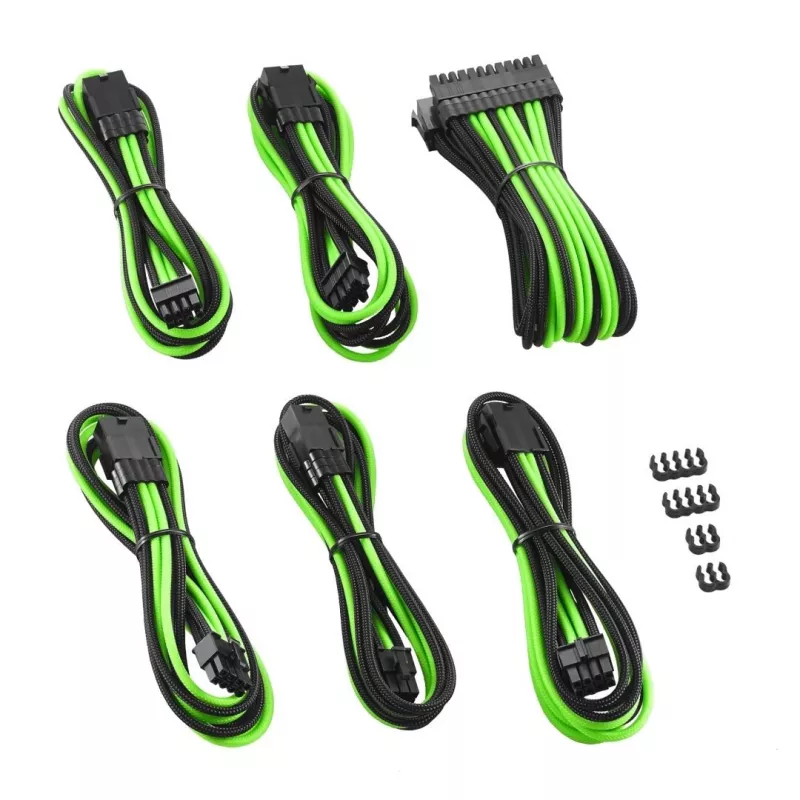 Internal Power Cable Cablemod CM-PCAB-BKIT-NKKLG-3PK-R Black Green