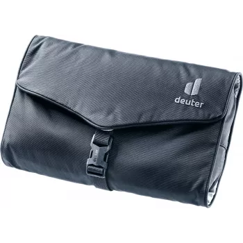 Toiletry bag Deuter Wash Bag II — foldable travel toiletry organizer, black