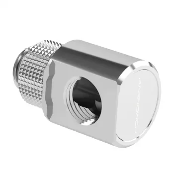 Barrow 90° Rotatable Adapter G1/4 AG to G1/4 IG, Silver, model FBWT90-MR s