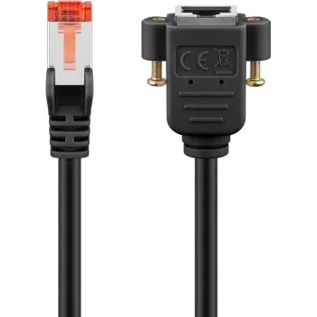 Goobay CAT 6 Extension Cable, S/FTP (PiMF), black (65639)
