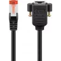 Goobay CAT 6 Extension Cable, S/FTP (PiMF), black (65639)