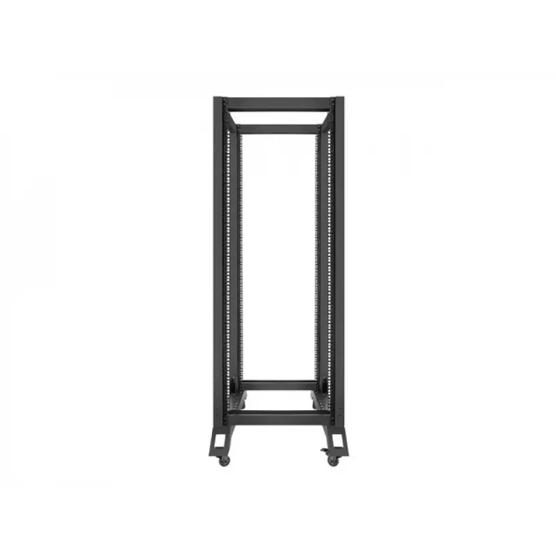 Lanberg OR01-6832-B Open Frame Rack 32U 600x800 mm Black RAL9004