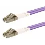 Fibre optic cable LOGON AL5LCLC20I/4I — OM4 50 µm, LC to LC, 20 m, full duplex, turquoise