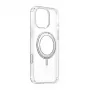 Magnetic case Baseus SkyRing 360° for iPhone 16 Pro — transparent, magnetic ring 360°
