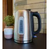 Electric kettle BLAUPUNKT EKS412 — 1.7 L stainless steel, 2200 W, water level indicator, 360° base
