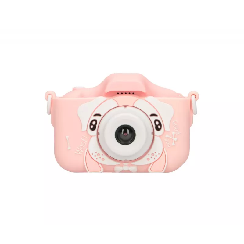 Children's digital camera Extralink H28 SINGLE PINK — pink/white, for ages 3+