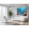 Gembird floor TV stand with caster wheels for 32 inch–55 inch, white, VESA 100x100–400x400, 30 kg